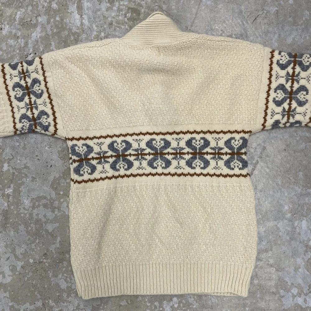 Vintage Kings Road Sweater Mens‎ Medium Shawl Collar Knit Pullover 70s
